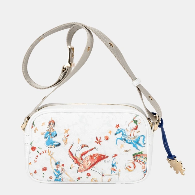 Torebka crossbody damska skórzana mała Piero Guidi Ursula L1AD81092 37 Biała (800070359122) - obraz 2