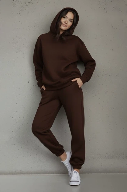 Жіночий Трикотажний Костюм коричневий Mika - VAMPASUE - XS/S - зображення 2