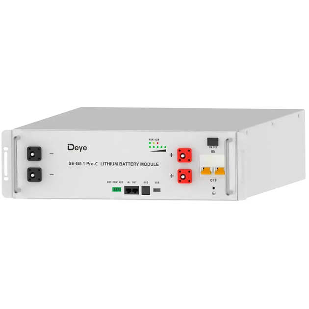 Система резервного живлення DEYE 6 кВт (інвертор SUN-6K + батарея SE-G5.1Pro-C 5.12 кВт·год) - изображение 2