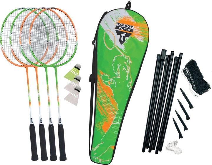Набір для бадмінтону Talbot Torro Badminton Set 4-Attacker Plus 449414 (4015752494140) - зображення 2