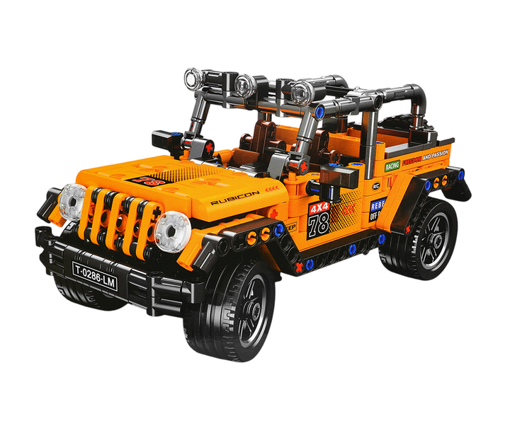 Конструктор машина на радіокеруванні Спорткар Jeep Wrangler Jie Star 521 деталі - Фото 1 Конструктор машина на радіокеруванні Спорткар Jeep Wrangler Jie Star 521 деталі - зображення 1