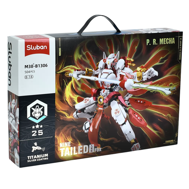Конструктор Робот P.R. Mecha Sluban Девятихвостая лиса Nine Tailed Fox 504 детали - Фото 1 Конструктор Робот P.R. Mecha Sluban Девятихвостая лиса Nine Tailed Fox 504 детали - изображение 1