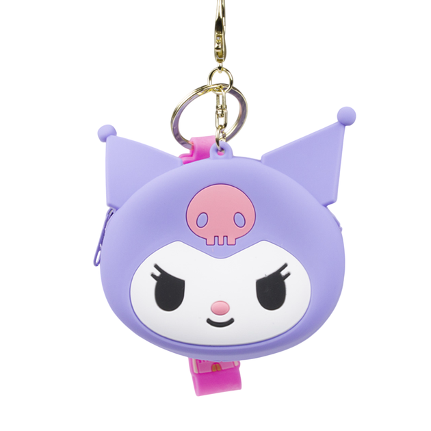 Дитячий гаманець для дівчинки з карабіном на замочку Kuromi Куромі My Melody Фіолетовий - Фото 2 Дитячий гаманець для дівчинки з карабіном на замочку Kuromi Куромі My Melody Фіолетовий - зображення 2