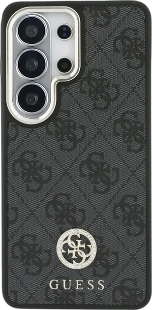 Etui Guess 4G Big Rhinestone Triangle Strap MagSafe do Samsung Galaxy S26 Ultra Black (GUHMS26LP4G4DCSK) - obraz 2