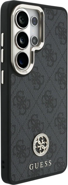 Etui Guess 4G Big Rhinestone Triangle Strap MagSafe do Samsung Galaxy S26 Ultra Black (GUHMS26LP4G4DCSK) - obraz 4