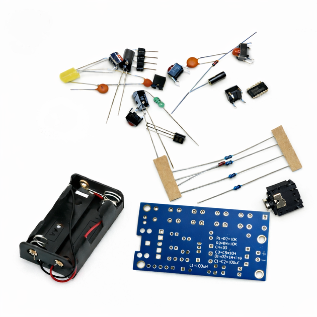 Радиоконструктор FM DIY KIT 76-108 МГц набор для пайки обучающий для начинающих и радиолюбителей - изображение 6