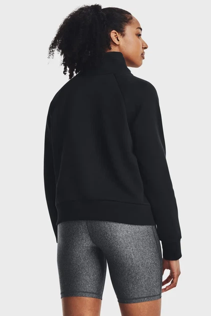 Жіноча спортивна кофта UA Rival Fleece HZ Under Armour S 1379492-001 - Фото 3 Жіноча спортивна кофта UA Rival Fleece HZ Under Armour S 1379492-001 - зображення 3