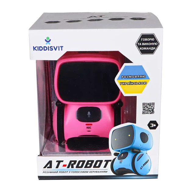 Інтерактивний робот з голосовим керуванням At-Robot рожевий (AT001-04-UKR) - зображення 9