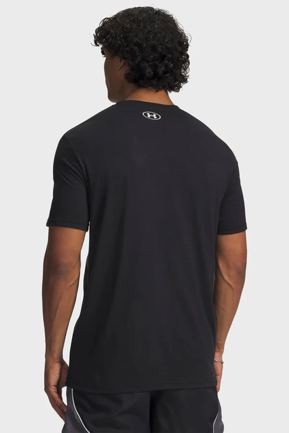 Футболка Under Armour UA M WM Locker Tag SS-BLK XXL Чорний 6012778-001 - изображение 2