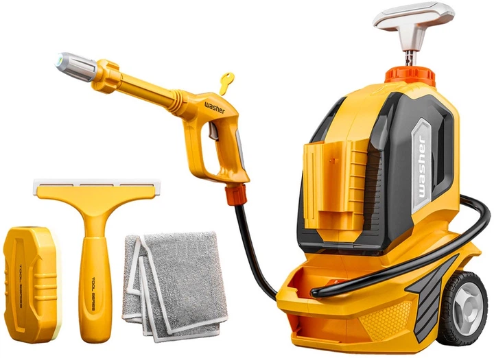 Мийка високого тиску іграшкова LeanToys Power Tools з аксесуарами 4 елементи 668997 (5905991025603) - зображення 2