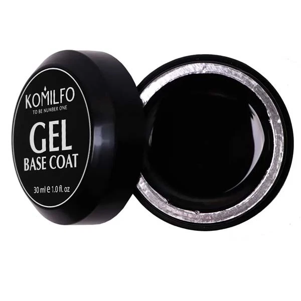 База для нігтів Komilfo Gel Base Coat основа коректор для гель лаку 30 мл - Фото 1 База для нігтів Komilfo Gel Base Coat основа коректор для гель лаку 30 мл - зображення 1