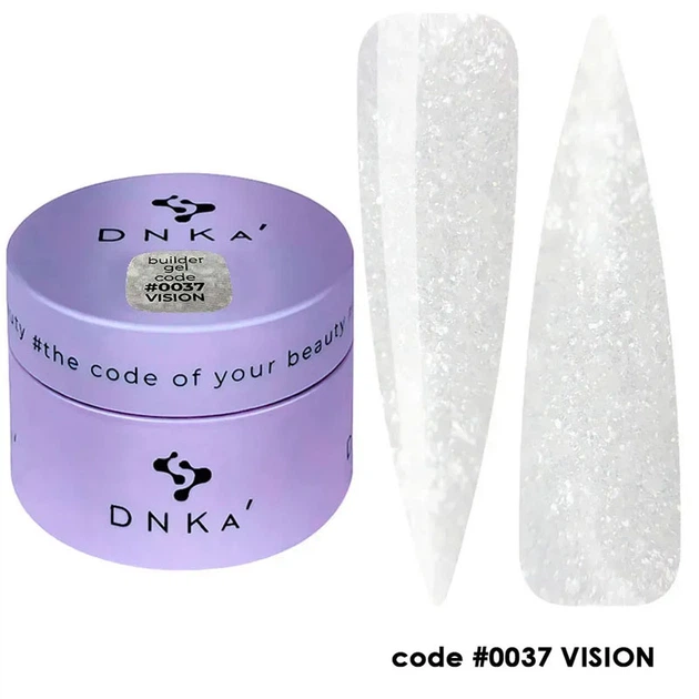 Гель для нарощування нігтів DNKa Builder Gel №0037 Vision 15 мл - Фото 1 Гель для нарощування нігтів DNKa Builder Gel №0037 Vision 15 мл - изображение 1