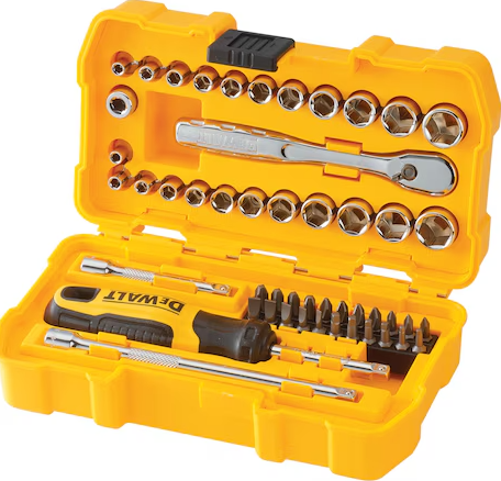 Набір головок та біт з тріскачкою DeWalt Imperial 1/4" 50 шт. (DWMT81610-0) - зображення 2