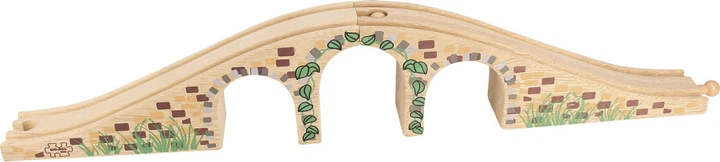 Дерев'яний міст Bigjigs Toys з трьома арками 2999094 (691621091111) - зображення 2
