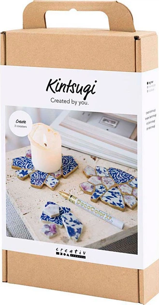Zestaw kreatywny Creativ Company Kintsugi Create 2 coasters 977814 (5712854777520) - obraz 2