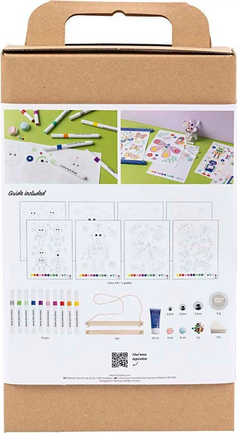 Zestaw do malowania Creativ Company Colouring Create 4 paintings 977812 (5712854777506) - obraz 4