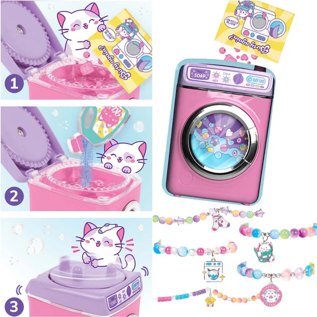 Набір для створення браслетів Make it Real Wash N Bead Bracelets 141 шт MR1466 (695929214661) - зображення 4