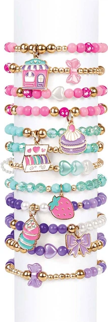 Набір для створення браслетів Make it Real Macaron Bracelet Maker Set 395 шт MR1718 (695929217181) - зображення 3