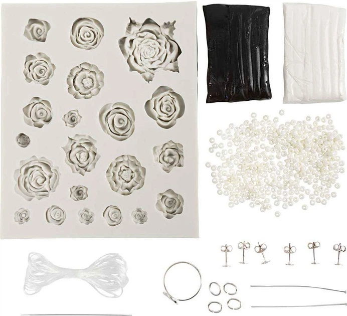 Набір для створення прикрас Creativ Company Mini Jewellery Roses 977766 (5712854763936) - зображення 2