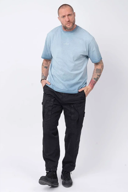 Штани Stone Island Mercerised Organic Cotton Ripstop Cargo Pants Black L1S153100007-S0298 V0029 - изображение 3