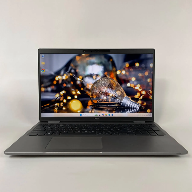 Мобільна робоча станція Dell Precision 3570 / 15.6" (1920x1080) IPS / Intel Core i7-1265U (10 (12) ядер по 3.6 - 4.8 GHz) / 16 GB DDR5 / 512 GB SSD / nVidia RTX A500, 4 GB GDDR6, 64-bit / WebCam / TouchID б/в + Подарунок Бездротова миша / USB - зображення 2