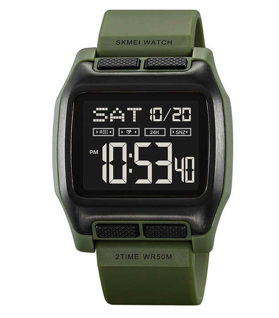Мужские часы SKMEI 2193AG Army Green - изображение 2