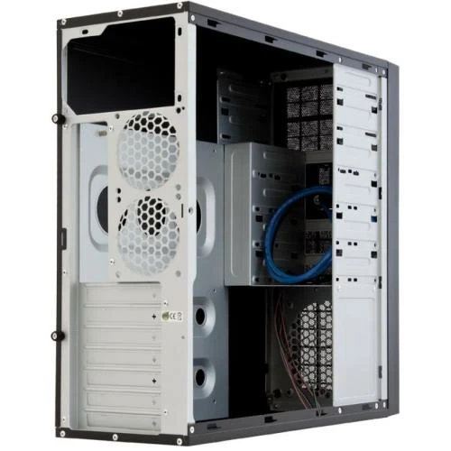 Корпус Chieftec iArena CQ-01B-U3-OP Black, без БЖ, Mid Tower, ATX / Micro ATX / Mini ITX, 2xUSB 3.0 - изображение 4