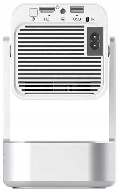 Projektor przenośny Zenwire Android 13 WiFi 360 Full HD 4K do Telefonu IMC360 White (5904507521776) - obraz 2