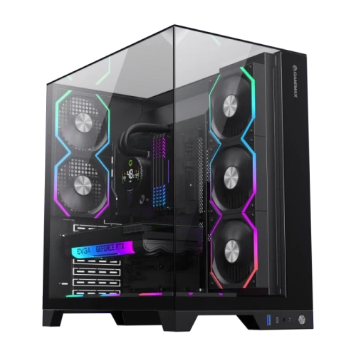 Корпус GameMax VISTA 2 AB, Black - Фото 1 Корпус GameMax VISTA 2 AB, Black - зображення 1