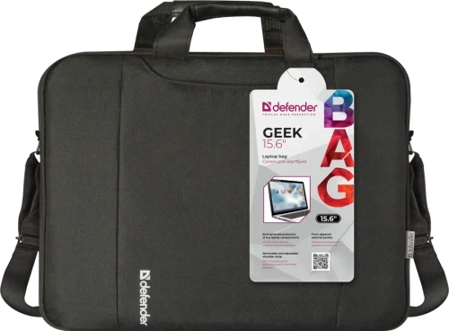 Сумка для ноутбука 16" Defender Geek, Black (26084) - изображение 7