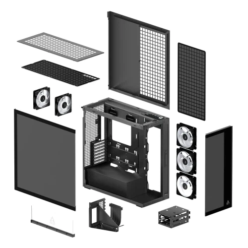 Корпус Chieftec APEX Q, Black (GA-01B-Q-OP) - изображение 13