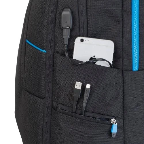 Рюкзак для ноутбука 17.3" RivaCase Borneo, Black (7860) - изображение 5