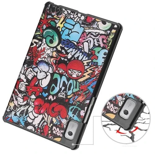Чехол-книжка для планшета Lenovo Tab M9 (TB-310), 9", Smart Case BeCover, Graffiti - Фото 6 Чехол-книжка для планшета Lenovo Tab M9 (TB-310), 9", Smart Case BeCover, Graffiti - изображение 6