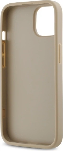 Etui plecki DKNY Quilted Stack Logo do Apple iPhone 14 Beige (DKHCP14SPQDSLE) - obraz 7