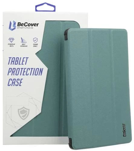 Чохол-книжка для планшета Lenovo Tab P11 (2nd Gen), 11.5", Smart Case BeCover, Dark Green - Фото 1 Чохол-книжка для планшета Lenovo Tab P11 (2nd Gen), 11.5", Smart Case BeCover, Dark Green - зображення 1