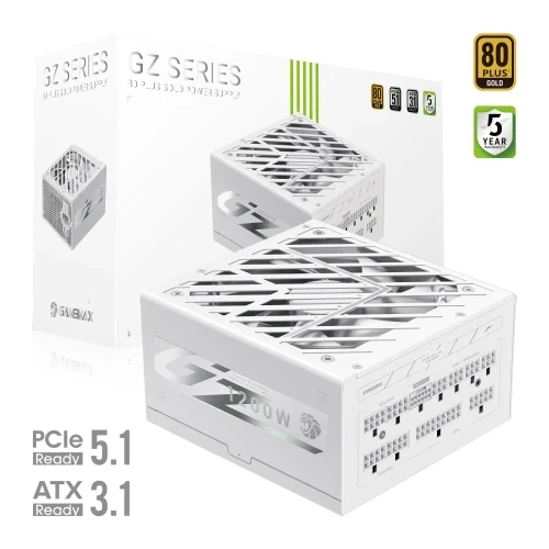 Блок питания 1200 Вт, GameMax GZ 1200G, White - изображение 5