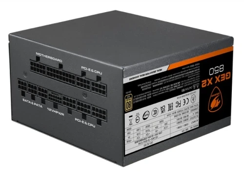Блок живлення 850 Вт, Cougar GEX X2 850, Black - Фото 4 Блок живлення 850 Вт, Cougar GEX X2 850, Black - зображення 4