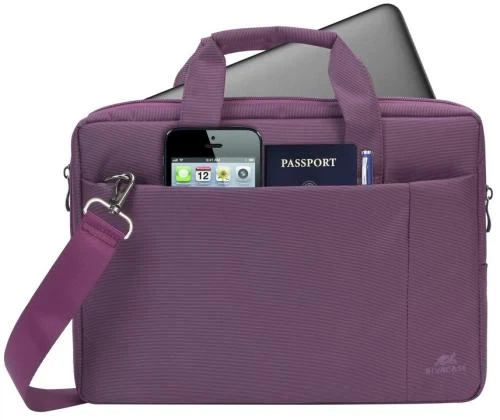 Сумка для ноутбука 13.3" RivaCase Central, Purple (8221) - Фото 3 Сумка для ноутбука 13.3" RivaCase Central, Purple (8221) - изображение 3