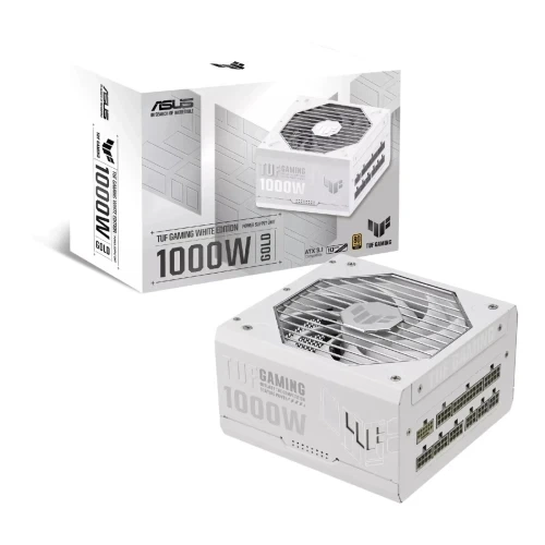 Блок живлення 1000 Вт, Asus TUF Gaming Gold, White (TUF-GAMING-1000G-WHITE) - зображення 4