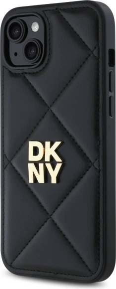 Панель DKNY Quilted Stack Logo для Apple iPhone 15 Plus Black (DKHCP15MPQDSLK) - зображення 2