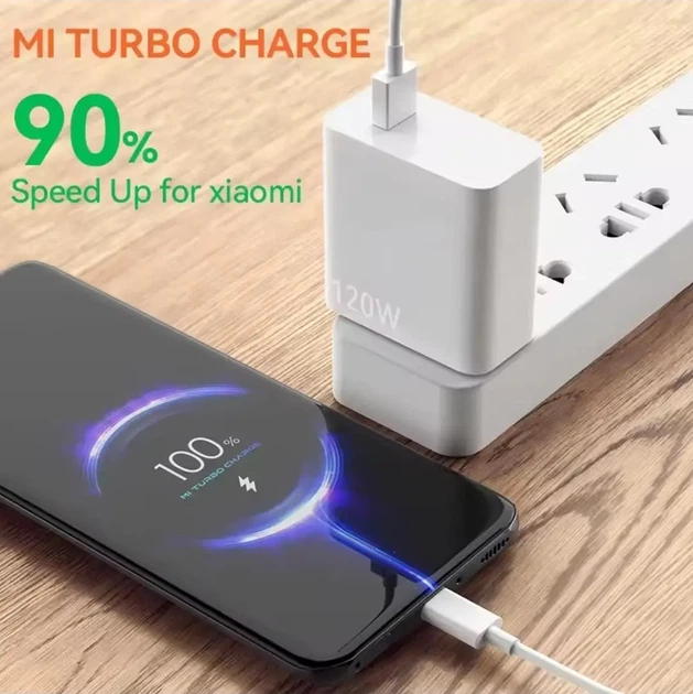 Xiaomi USB‑C кабель 120W для швидкої зарядки 33W/67W - зображення 2