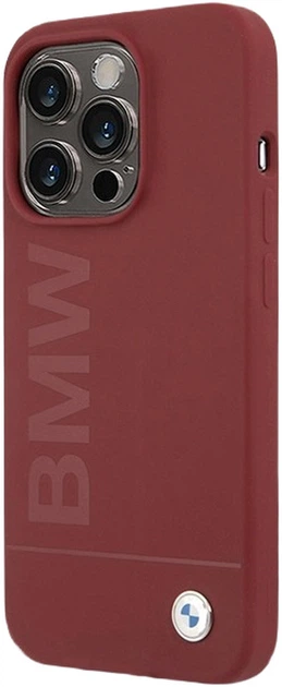 Чохол BMW Silicone Big Logo MagSafe для Apple iPhone 15 Pro (3666339145514) - зображення 3