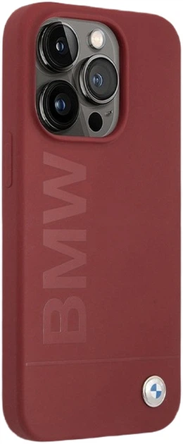 Чохол BMW Silicone Big Logo MagSafe для Apple iPhone 15 Pro (3666339145514) - зображення 4