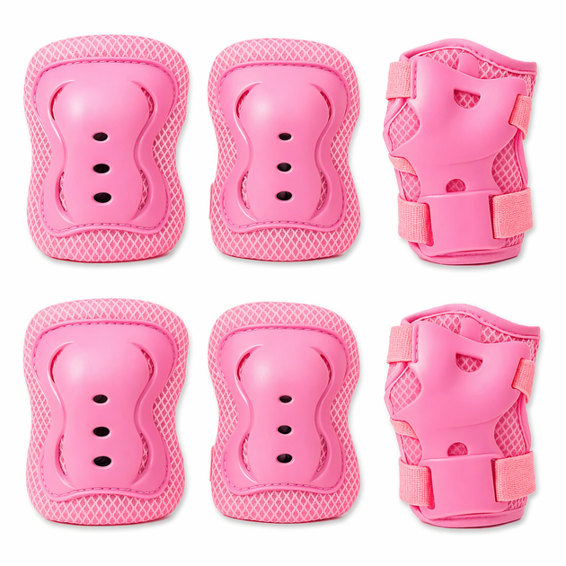 Детские раздвижные ролики с шлемом и защитой 3в1 SP-Sport Skates 0012-3 размер 31-34 Pink-Light Pink - изображение 10