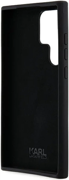 Etui plecki Karl Lagerfeld Silicone Ikonik Metal Pin do Samsung Galaxy S23 Ultra Black (KLHCS23LSMHKNPK) - obraz 7