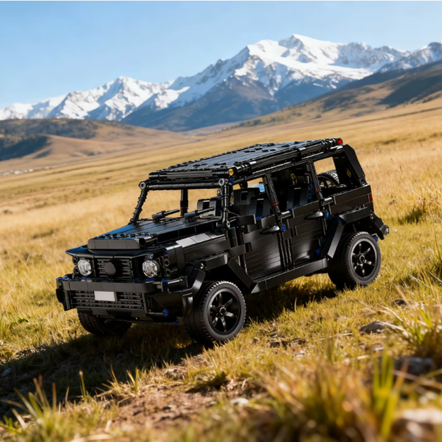 Конструктор типу Technic Mercedes-Benz G-Class на радіокеруванні з підсвіткою 1:14 чорний Гелендваген (8+) - зображення 6