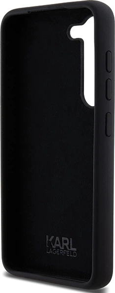 Etui plecki Karl Lagerfeld Silicone Ikonik Metal Pin do Samsung Galaxy S23 Plus Black (KLHCS23MSMHKNPK) - obraz 7