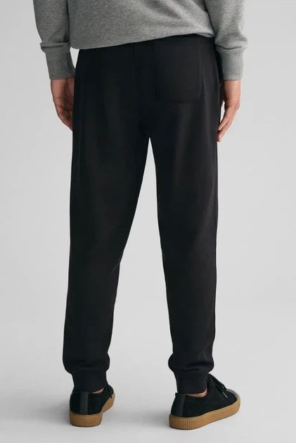 Чоловічі чорні спортивні штани REG SHIELD SWEATPANTS Gant XL 2009026 - изображение 3