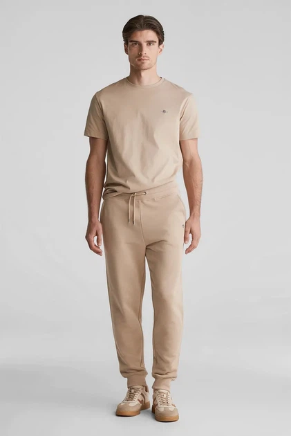 Чоловічі бежеві спортивні штани REG Gant XXL 2009026 - изображение 2