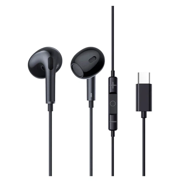 Навушники Baseus Encok CZ17 Type-C Wired Earphones A00170000113-Z1 Black - Фото 1 Навушники Baseus Encok CZ17 Type-C Wired Earphones A00170000113-Z1 Black - зображення 1